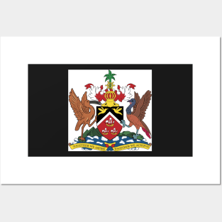 The Coat of Arms of Trinidad and Tobago Posters and Art